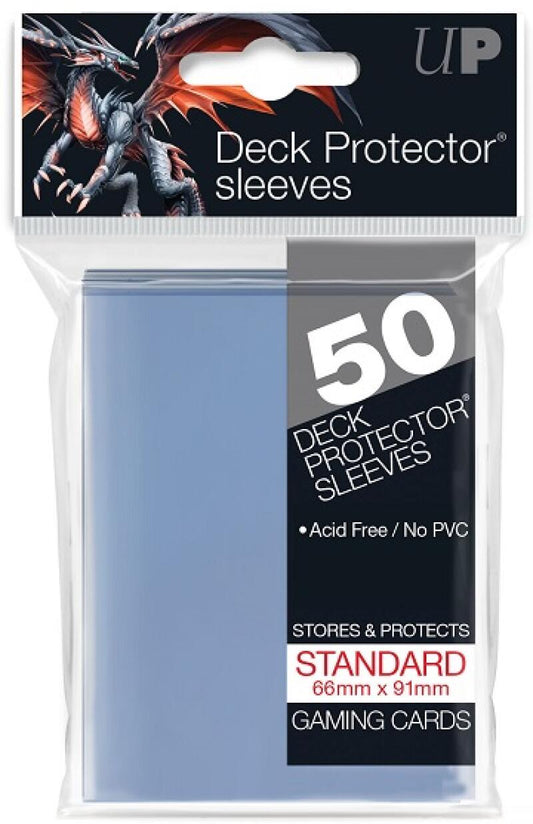 Ultra Pro Deck Protector Sleeves 50ct Pack - Gaming Cards - Clear