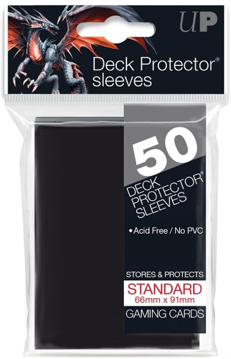Ultra Pro Deck Protector Sleeves 50ct Pack - Gaming Cards - Black