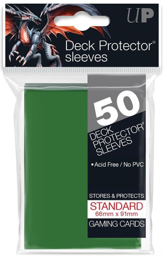 Ultra Pro Deck Protector Sleeves 50ct Pack - Gaming Cards - Green