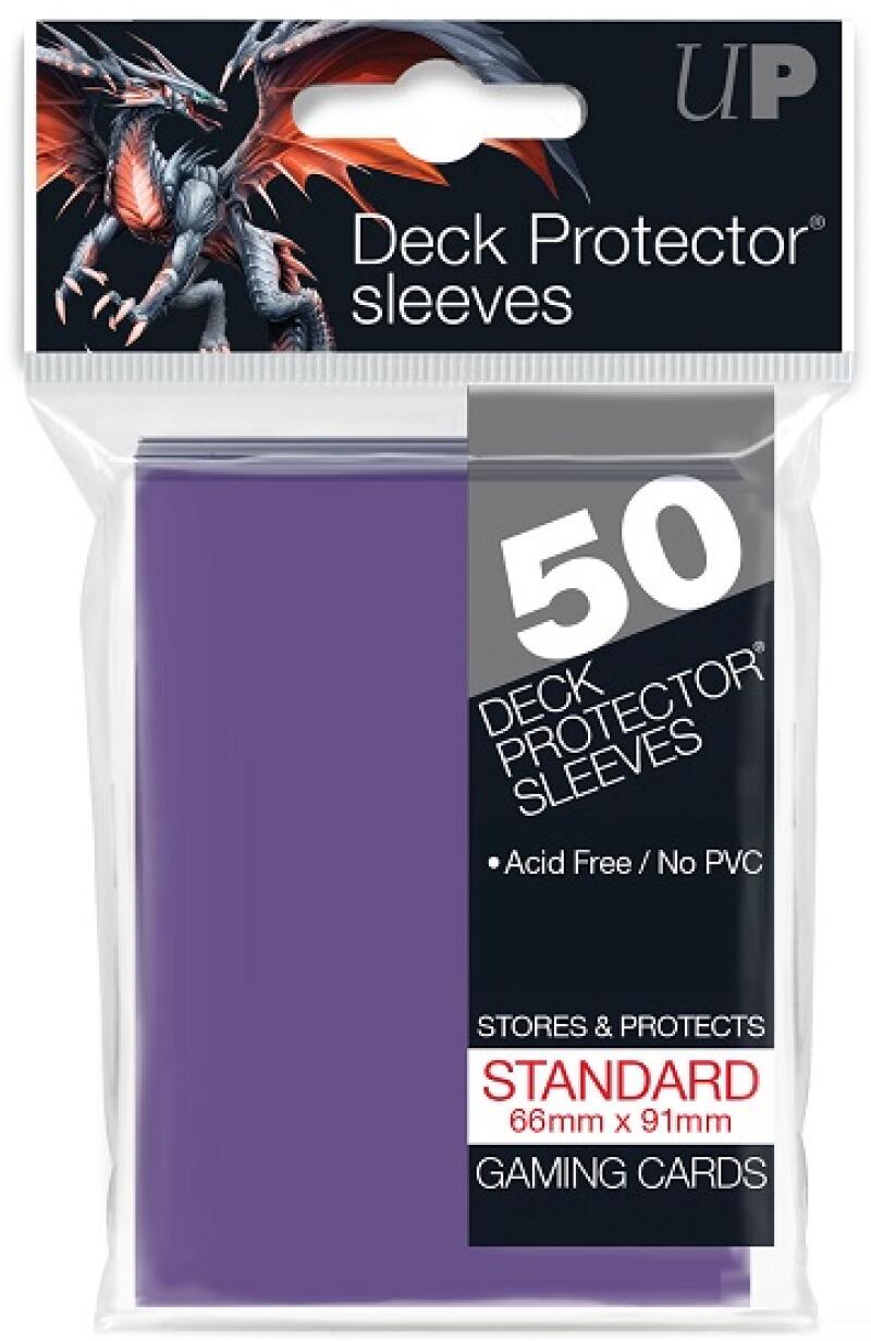 Ultra Pro Deck Protector Sleeves 50ct Pack - Gaming Cards - Purple