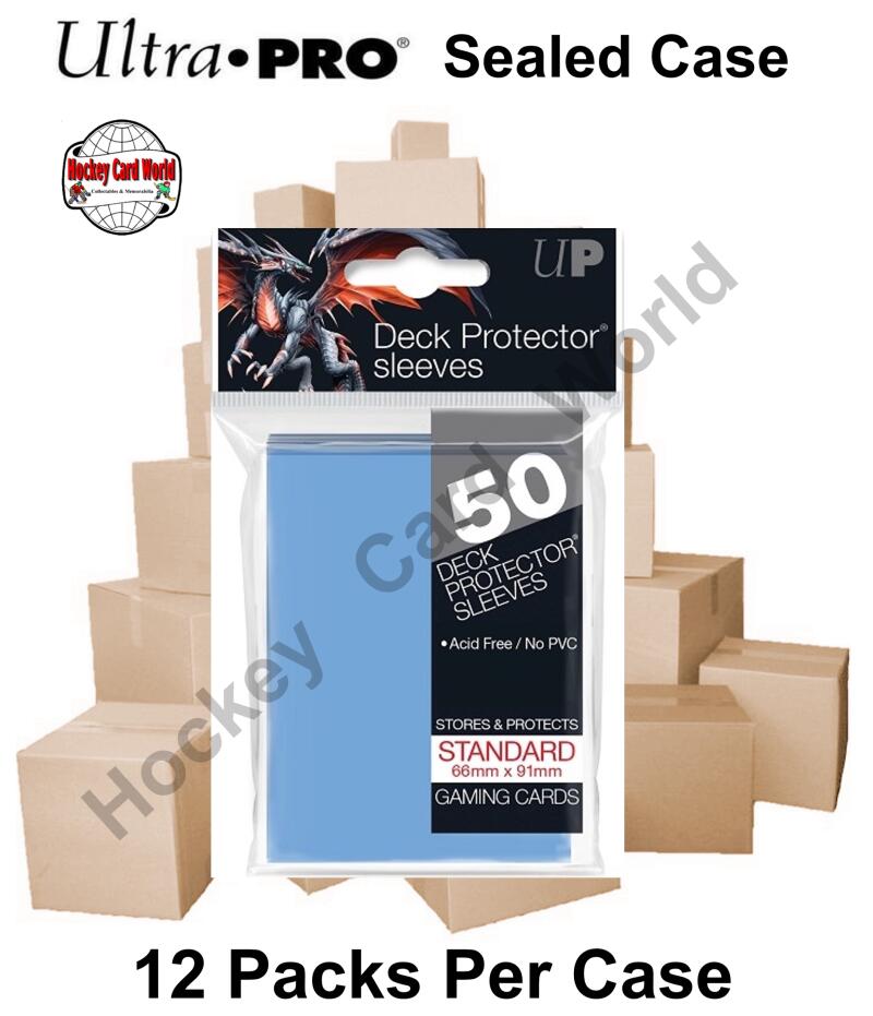 Ultra Pro Deck Protector Sleeves (Light Blue) 12 Pack CASE - 600 Sleeves