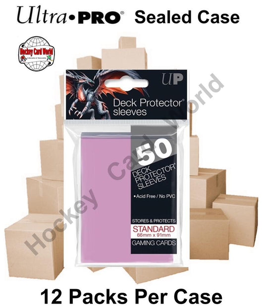 Ultra Pro Deck Protector Sleeves (Pink) 12 Pack CASE - 600 Sleeves