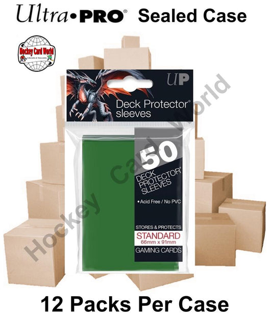 Ultra Pro Deck Protector Sleeves (Green) 12 Pack CASE - 600 Sleeves