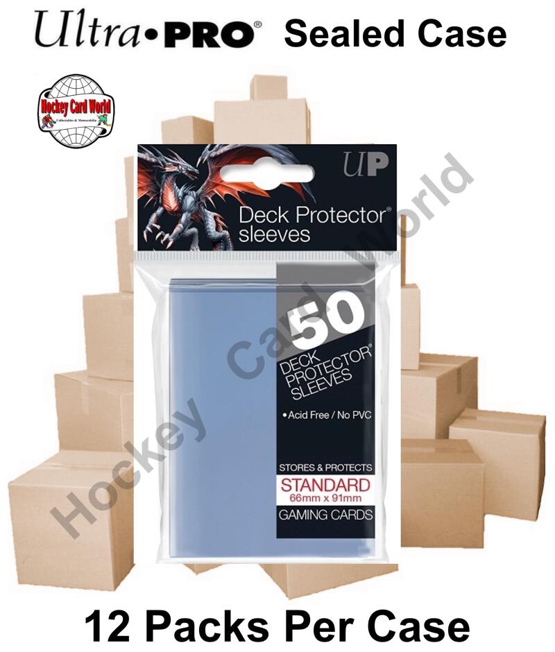 Ultra Pro Deck Protector Sleeves (Clear) 12 Pack CASE - 600 Sleeves