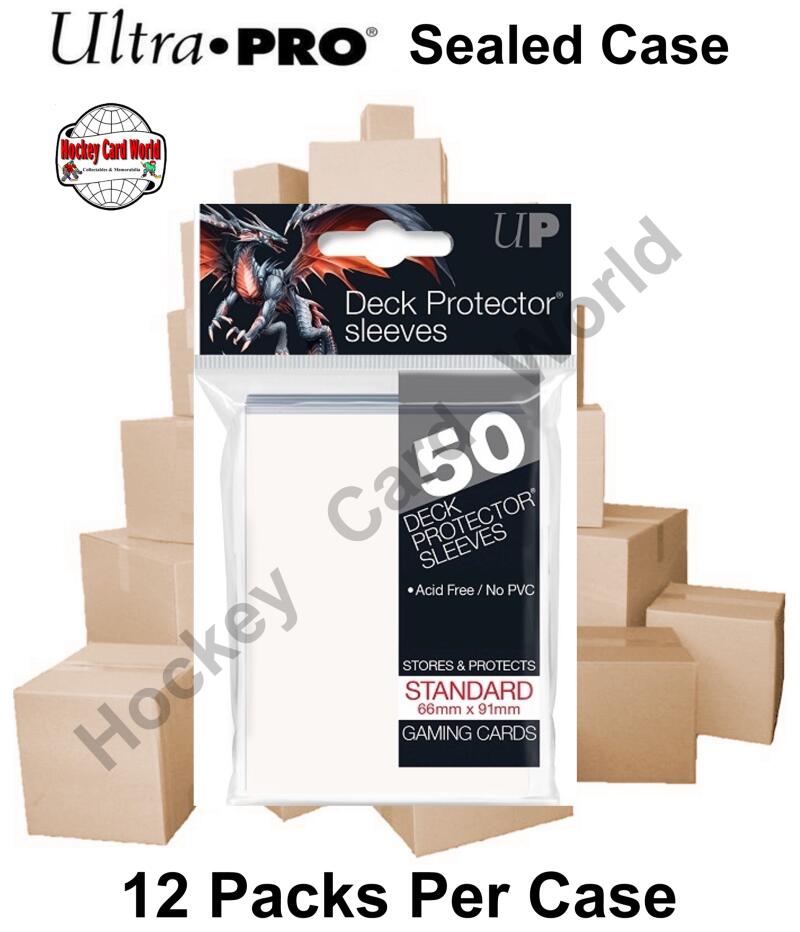 Ultra Pro Deck Protector Sleeves (White) 12 Pack CASE - 600 Sleeves
