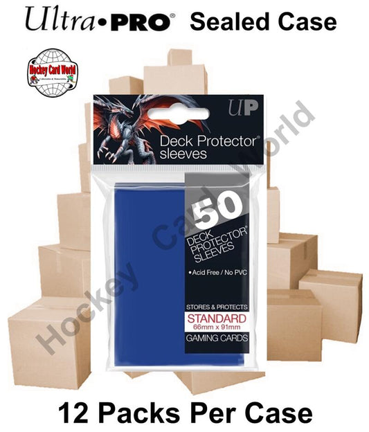 Ultra Pro Deck Protector Sleeves (Blue) 12 Pack CASE - 600 Sleeves