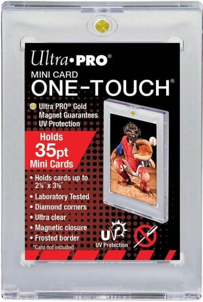 Ultra Pro 1Touch 35pt Mini Card UV Magnetic Holder One Touch Upper Deck & Panini