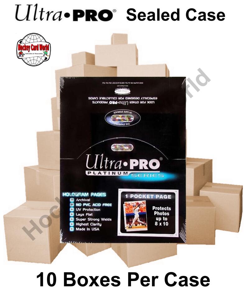 Ultra Pro 1-Pocket Pages Sheets Protectors CASE - 10 Boxes -1000 Pages Image 1