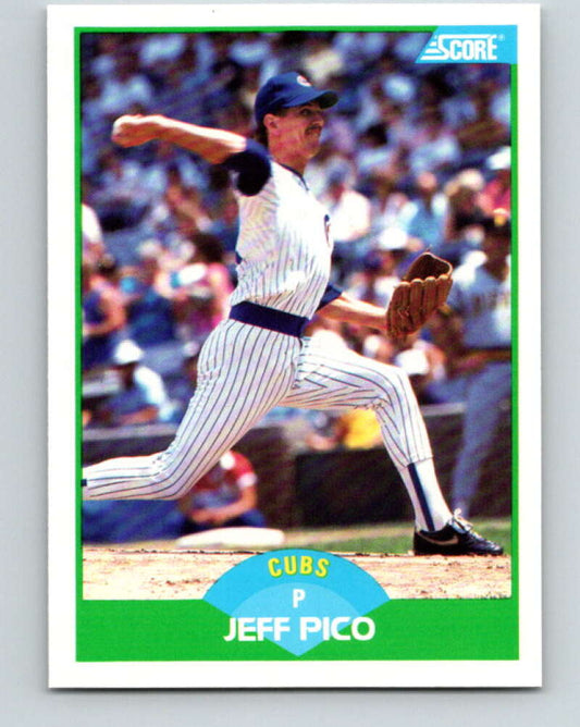 1989 Score #13 Jeff Pico Mint Chicago Cubs