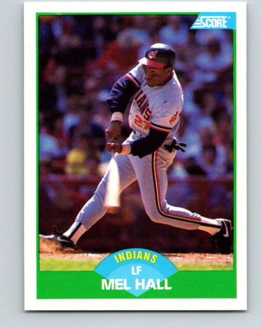 1989 Score #17 Mel Hall Mint Cleveland Indians
