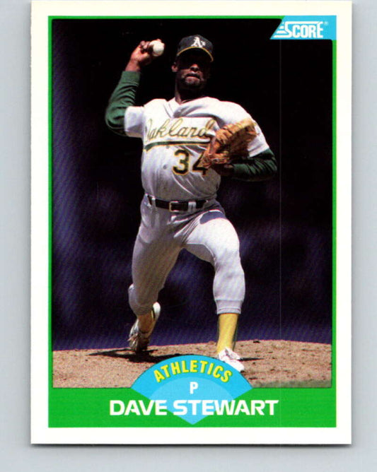 1989 Score #32 Dave Stewart Mint Oakland Athletics