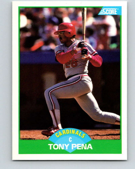1989 Score #36 Tony Pena Mint St. Louis Cardinals