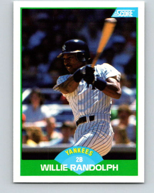 1989 Score #45 Willie Randolph Mint New York Yankees