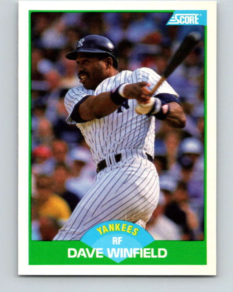 1989 Score #50 Dave Winfield Mint New York Yankees