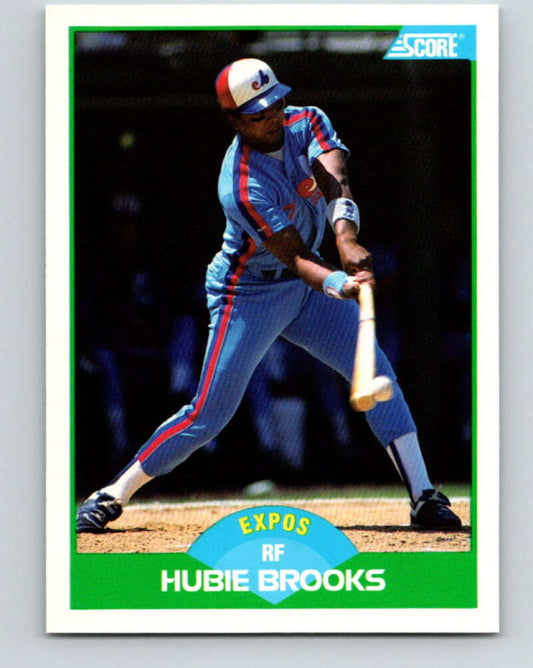 1989 Score #53 Hubie Brooks Mint Montreal Expos