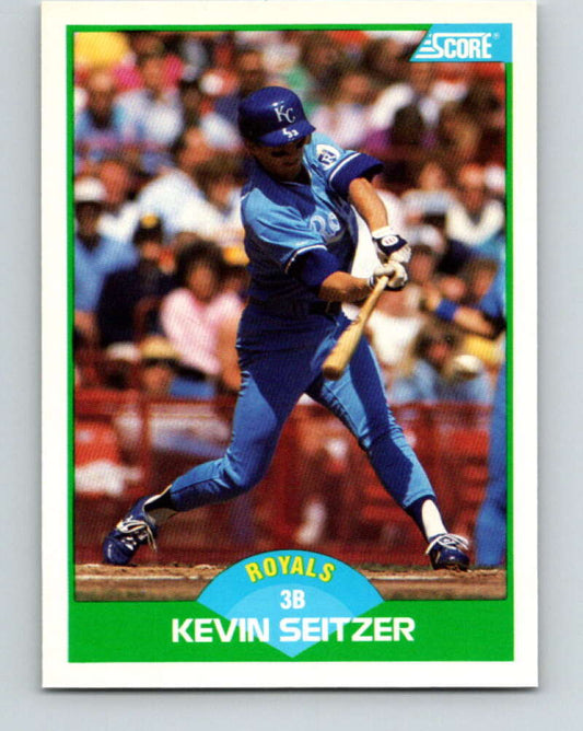 1989 Score #55 Kevin Seitzer Mint Kansas City Royals