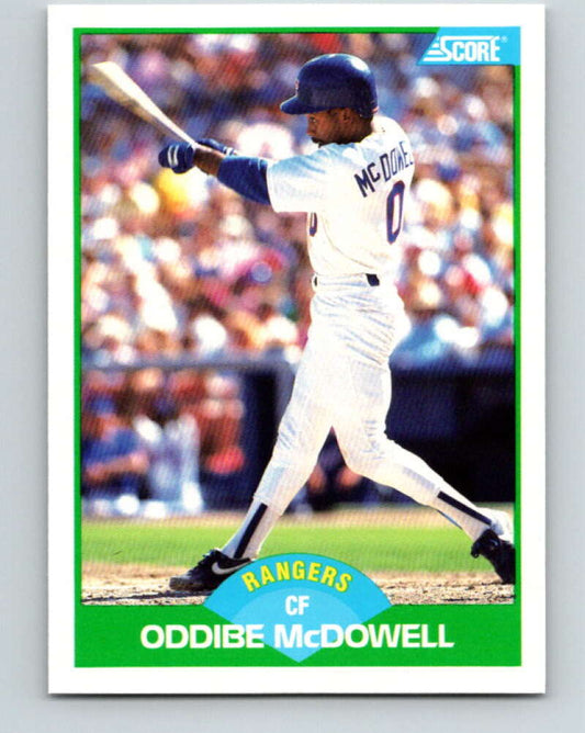 1989 Score #59 Oddibe McDowell Mint Texas Rangers
