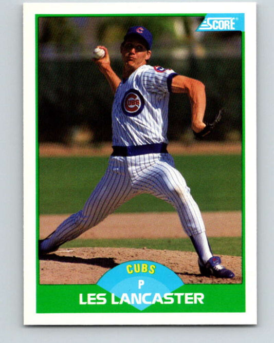 1989 Score #60 Les Lancaster Mint Chicago Cubs