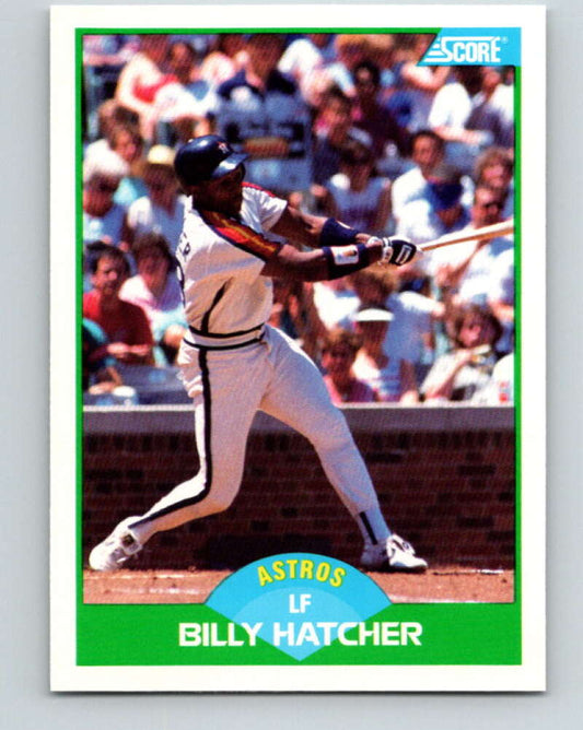 1989 Score #61 Billy Hatcher Mint Houston Astros