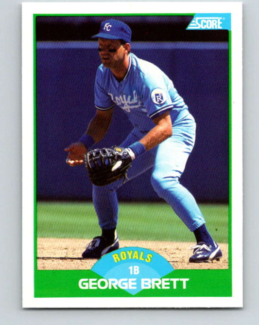 1989 Score #75 George Brett ERR Mint Kansas City Royals