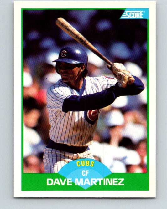 1989 Score #77 Dave Martinez Mint Chicago Cubs