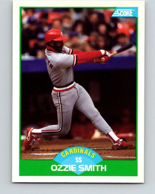 1989 Score #80 Ozzie Smith Mint St. Louis Cardinals