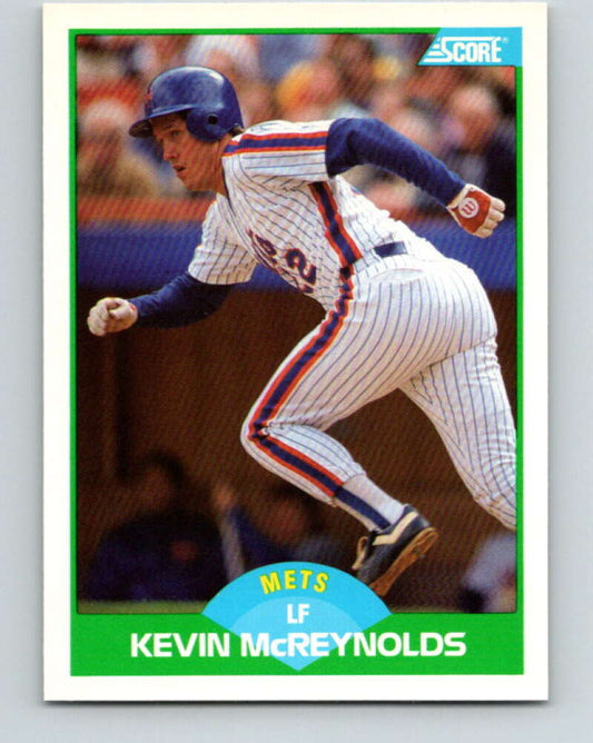 1989 Score #93 Kevin McReynolds Mint New York Mets