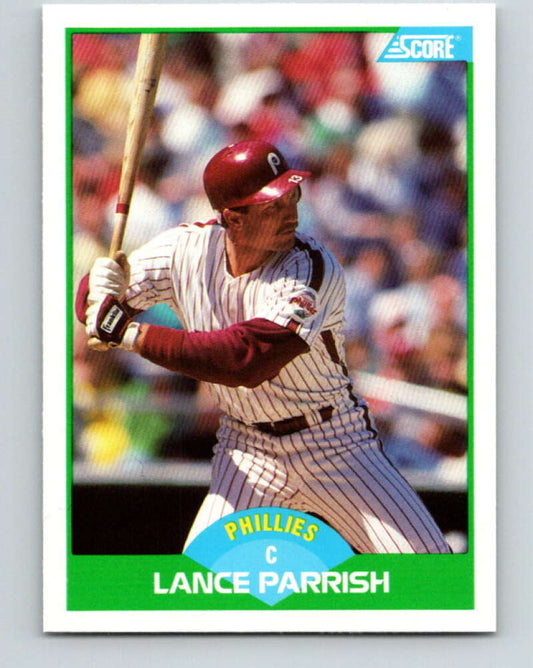 1989 Score #95 Lance Parrish Mint Philadelphia Phillies