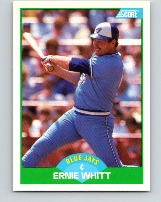 1989 Score #98 Ernie Whitt Mint Toronto Blue Jays