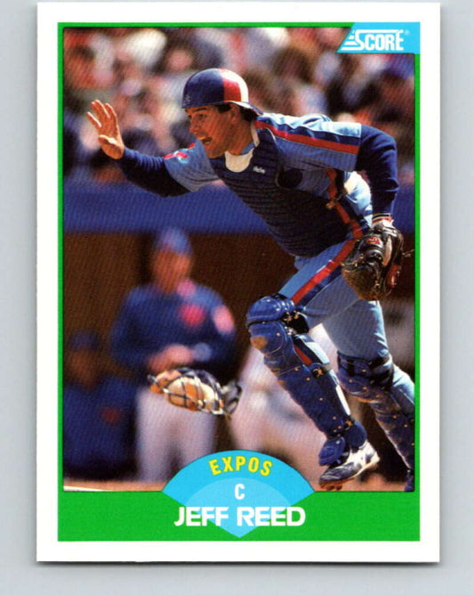 1989 Score #99 Jeff Reed Mint Montreal Expos