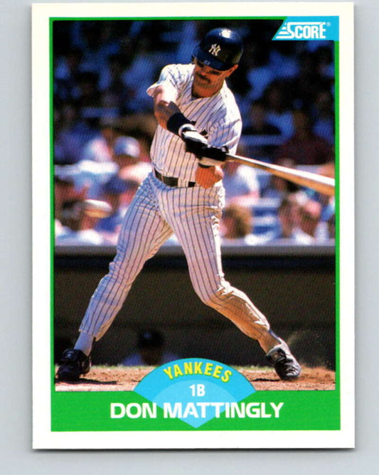 1989 Score #100 Don Mattingly Mint New York Yankees