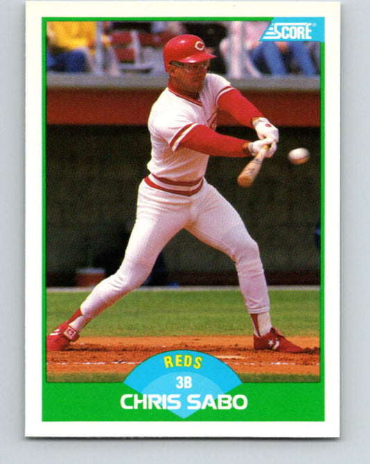 1989 Score #104 Chris Sabo Mint Cincinnati Reds