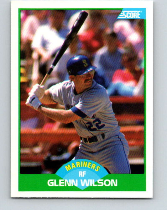 1989 Score #106 Glenn Wilson Mint Seattle Mariners
