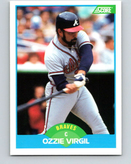 1989 Score #111 Ozzie Virgil Mint Atlanta Braves