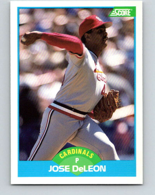 1989 Score #115 Jose DeLeon Mint St. Louis Cardinals