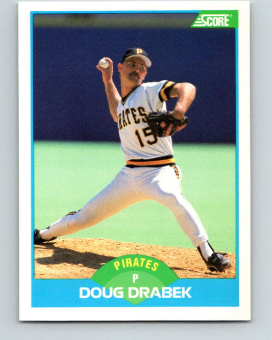 1989 Score #117 Doug Drabek Mint Pittsburgh Pirates