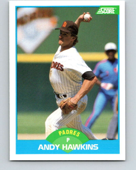1989 Score #118 Andy Hawkins Mint San Diego Padres