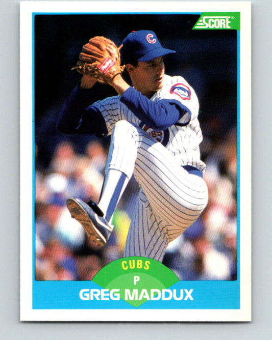 1989 Score #119 Greg Maddux Mint Chicago Cubs