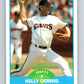 1989 Score #124 Kelly Downs Mint San Francisco Giants