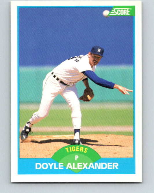 1989 Score #129 Doyle Alexander Mint Detroit Tigers