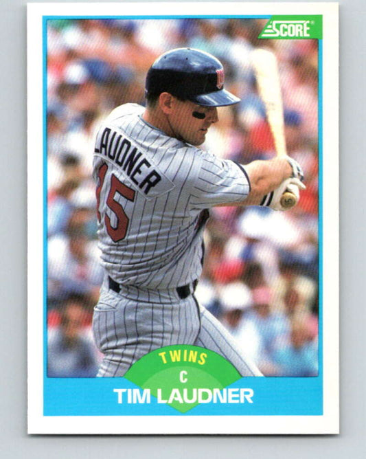 1989 Score #134 Tim Laudner Mint Minnesota Twins