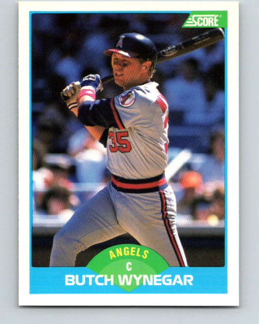 1989 Score #140 Butch Wynegar Mint California Angels