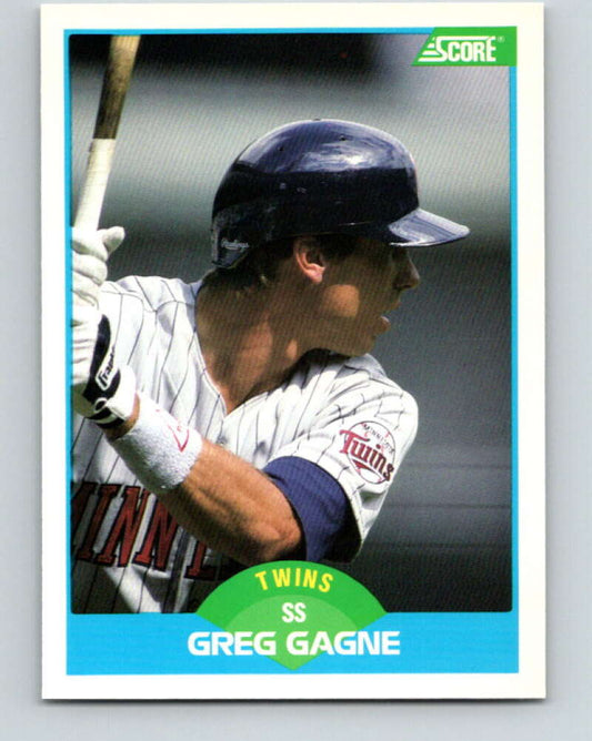 1989 Score #159 Greg Gagne Mint Minnesota Twins