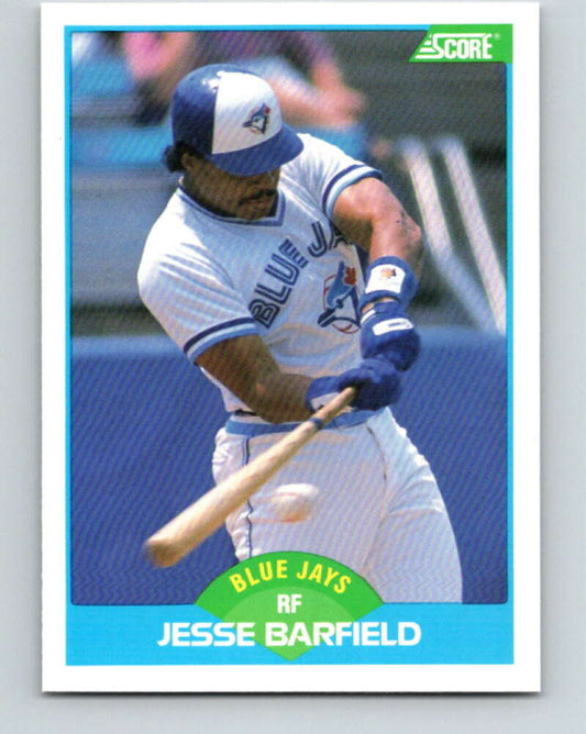 1989 Score #160 Jesse Barfield Mint Toronto Blue Jays