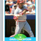 1989 Score #166 Dave Concepcion Mint Cincinnati Reds