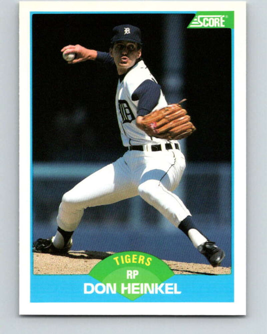 1989 Score #168 Don Heinkel Mint Detroit Tigers