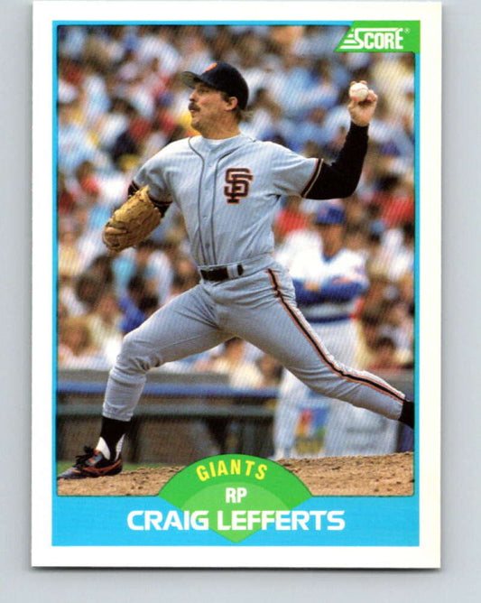1989 Score #178 Craig Lefferts Mint San Francisco Giants