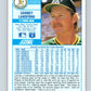 1989 Score #179 Carney Lansford Mint Oakland Athletics