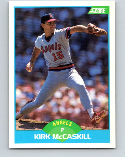 1989 Score #181 Kirk McCaskill Mint California Angels