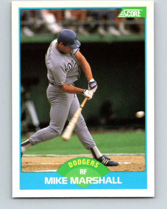 1989 Score #186 Mike Marshall Mint Los Angeles Dodgers